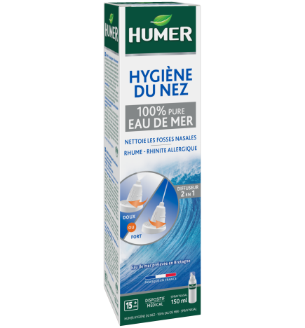 Humer – Hygiène du Nez 100% Eau de Mer Isotonique, 150 ml