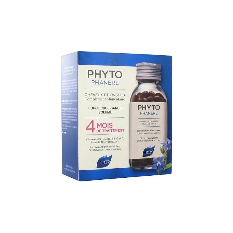 Phytophanère cheveux et ongles 2 x 120 capsules dont 120 offertes