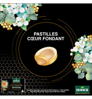 Humer – Pastilles Gorge Miel de Manuka IAA® 15+ & Eucalyptus, 52,8 g