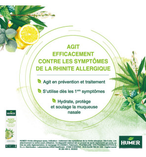 Humer – Spray Nasal Rhinite Allergique, 20 ml