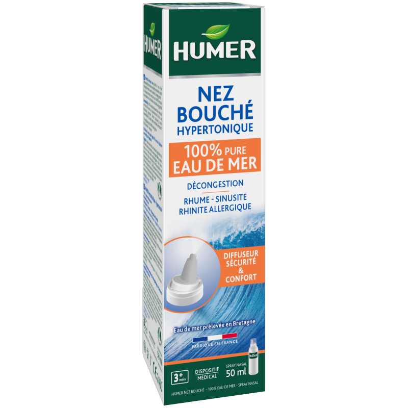 Humer – Nez Bouché Spray Nasal Hypertonique, 50ml Humer – Nez Bouché Spray Nasal Hypertonique, 50ml