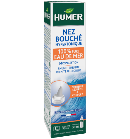 Humer – Nez Bouché Spray Nasal Hypertonique, 50ml