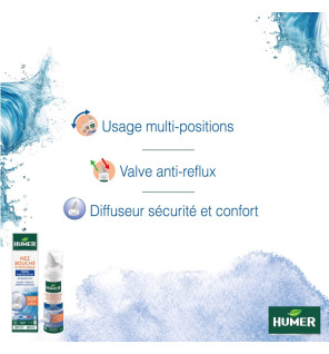 Humer – Nez Bouché Spray Nasal Hypertonique, 50ml