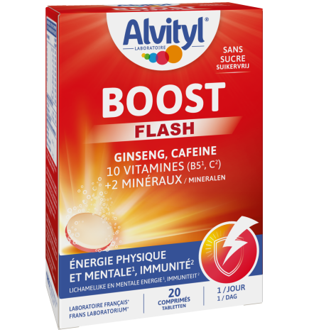 Alvityl – Boost ginseng & caféine, 20 comprimés effervescents