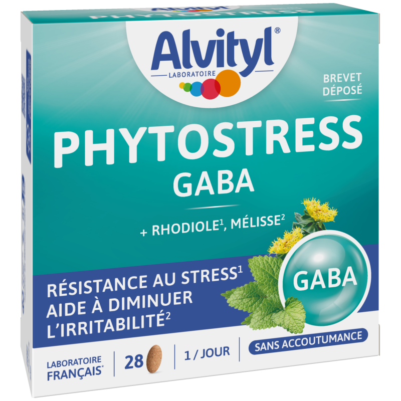 Alvityl – Phytostress GABA, 28 comprimés Alvityl – Phytostress GABA, 28 comprimés