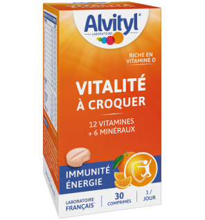 Alvityl – Vitalité immunité énergie, 30 comprimés à croquer