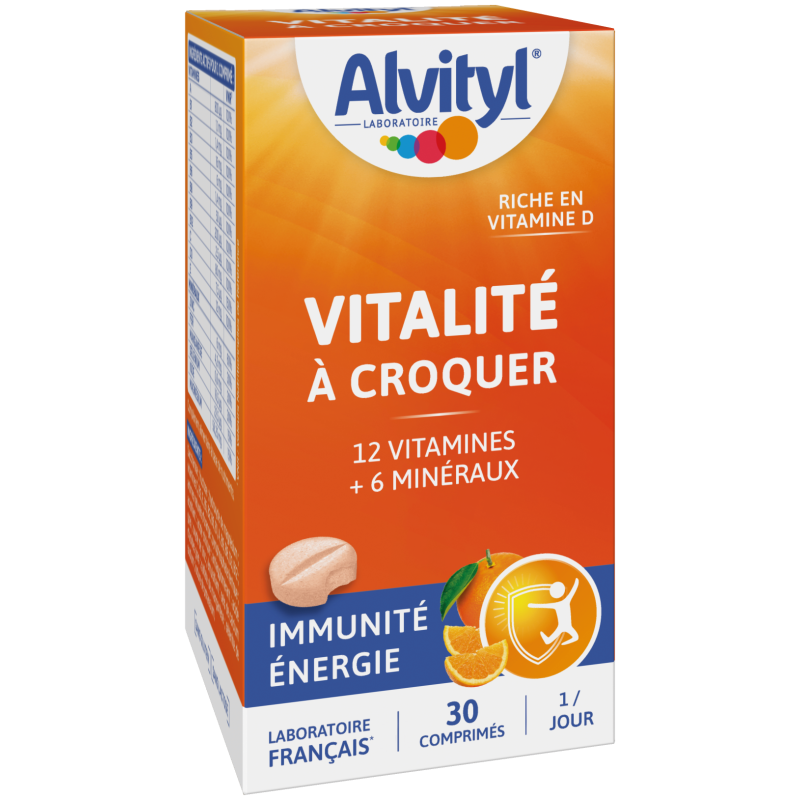 Alvityl – Vitalité immunité énergie, 30 comprimés à croquer