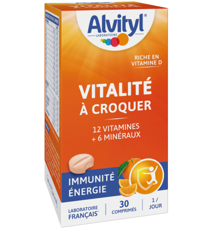 Alvityl – Vitalité immunité énergie, 30 comprimés à croquer