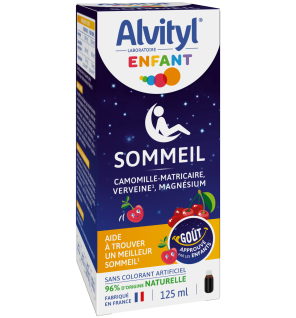 Alvityl – Enfant Sommeil sirop goût cerise, 125 ml