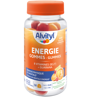 Alvityl – Énergie 8 Vitamines & Guarana, 50 gummies