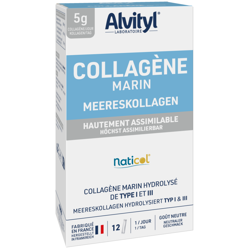 Alvityl – Collagène marin hydrolisé, 12 sachets