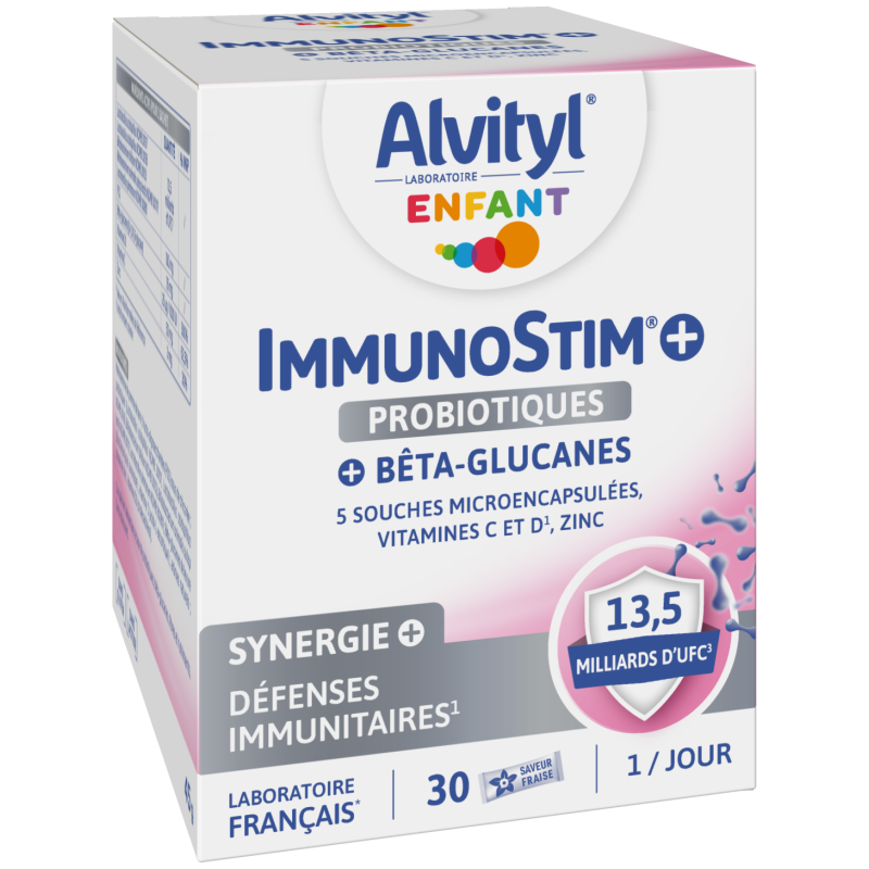 Alvityl – Enfant ImmunoStim+ Probiotiques, 30 sachets Alvityl – Enfant ImmunoStim+ Probiotiques, 30 sachets
