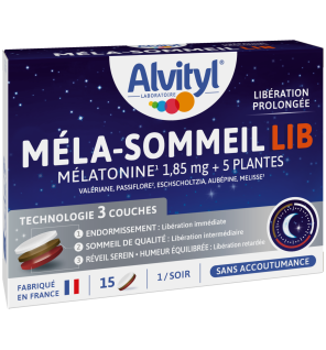 Alvityl – Méla-Sommeil Lib, 15 comprimés