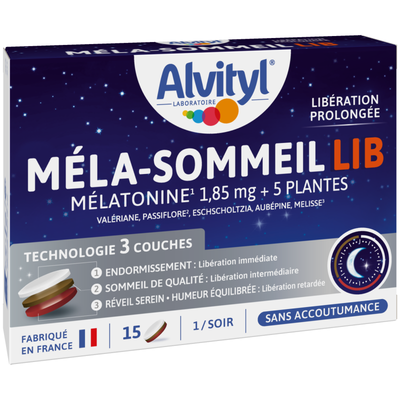 Alvityl – Méla-Sommeil Lib, 15 comprimés Alvityl – Méla-Sommeil Lib, 15 comprimés