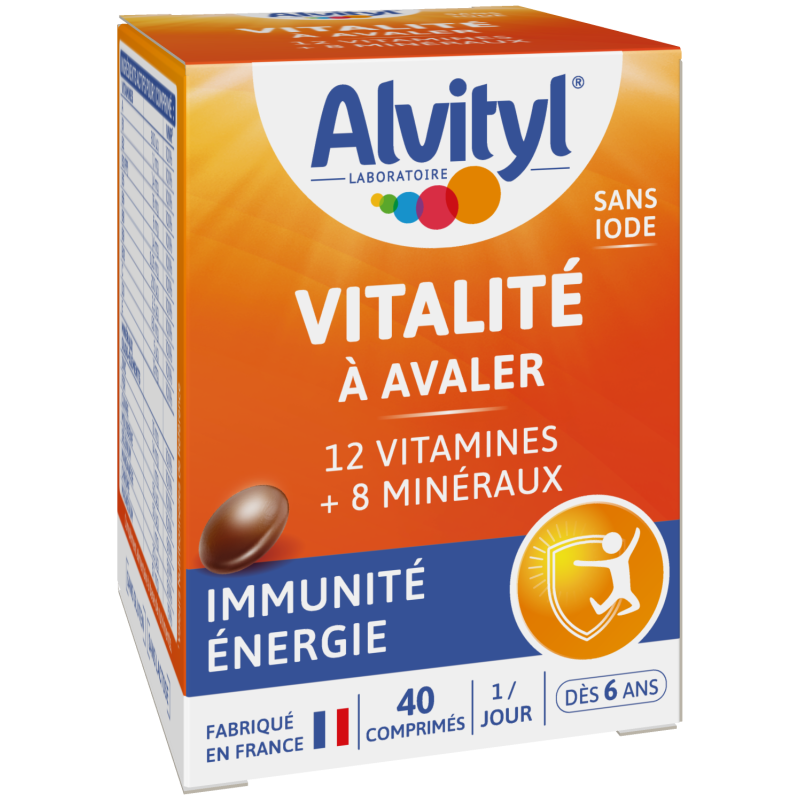 Alvityl – Vitalité, 40 comprimés à avaler Alvityl – Vitalité, 40 comprimés à avaler