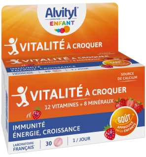 Alvityl – Enfant Vitalité, 30 comprimés à croquer