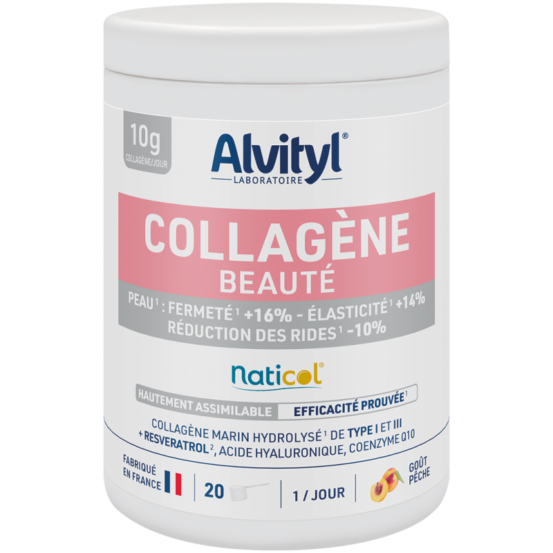 Alvityl – Collagène marin goût pêche, 210 g Alvityl – Collagène marin goût pêche, 210 g