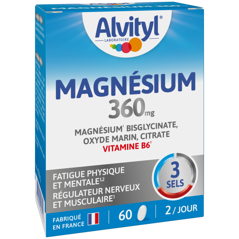 Alvityl – Magnésium 360 mg, 60 gélules
