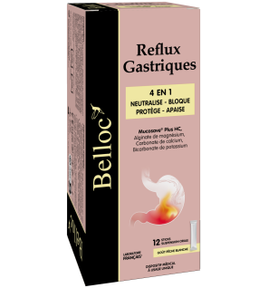 Belloc – Reflux gastriques 4en1, 12 sticks