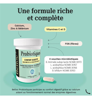 Belloc – Probiotiques, 30 gélules végétales