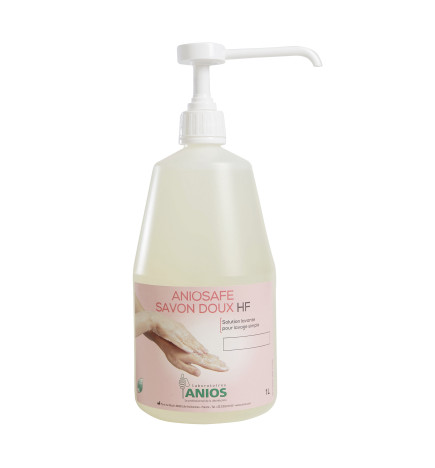 Anios – Savon doux HF Aniosafe avec pompe, 1 L