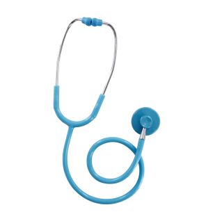Spengler – Stéthoscope Pulse simple pavillon - bleu azur