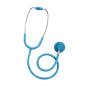 Spengler – Stéthoscope Pulse simple pavillon - bleu azur