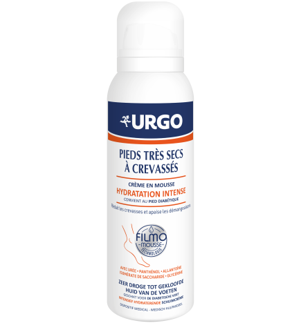 Urgo – Crème en Mousse Hydratation Intense, 125 ml