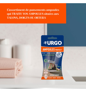 Urgo – Ampoules mix pansements hydrocolloïdes, 10 unités