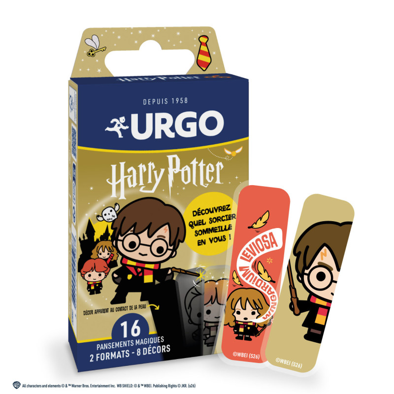 Urgo – Pansements Harry Potter révélateurs de personnages, 16 unités Urgo – Pansements Harry Potter révélateurs de personnages, 16 unités