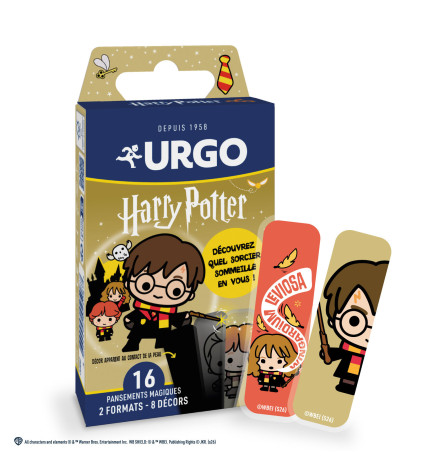 Urgo – Pansements Harry Potter révélateurs de personnages, 16 unités