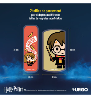 Urgo – Pansements Harry Potter révélateurs de personnages, 16 unités