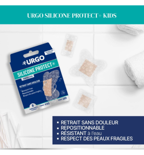 Urgo – Silicone Protect Pansements Kids, 8 pansements