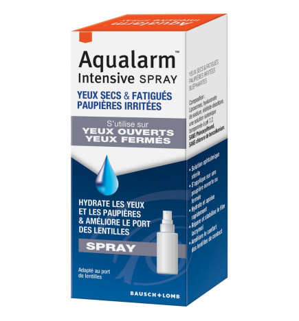 Bausch&Lomb – Aqualarm Intensive spray oculaire, 10 ml
