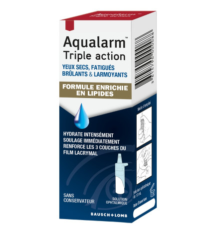 Bausch&Lomb – Aqualarm triple action, 10 ml