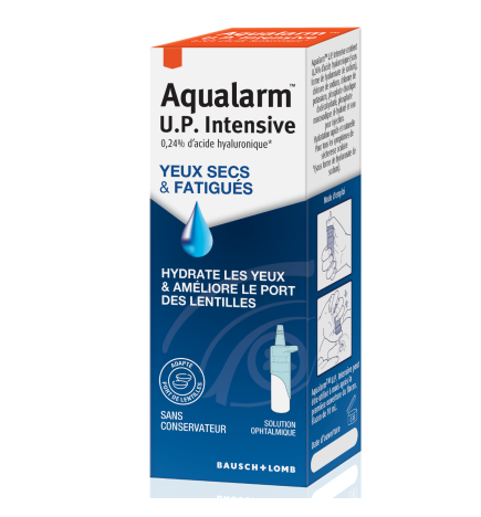 Bausch&Lomb – Aqualarm UP Intensive solution ophtalmique, 10 ml
