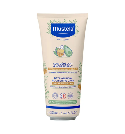 Mustela – Soin démêlant et nourrissant, 200 ml