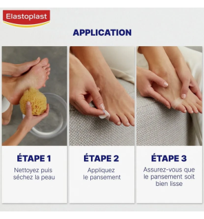Elastoplast – Pansements Ampoules Grande Taille, 5 pansements