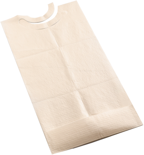 Hartmann – ValaFit Bavoir à usage unique Band 70 × 38 cm, paquet de 100