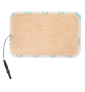Stimex – Électrodes autocollantes TENS rectangulaires, 50 × 90 mm, sachet de 4