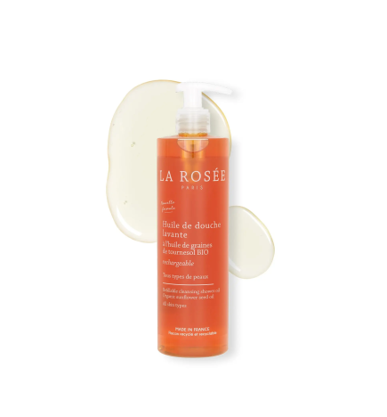 La Rosée – Huile de douche lavante, 390 ml