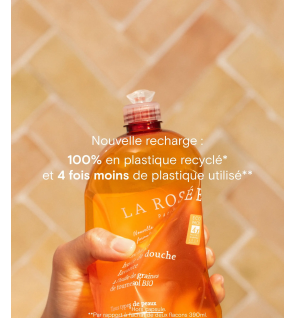 La Rosée – Recharge huile de douche lavante, 800 ml