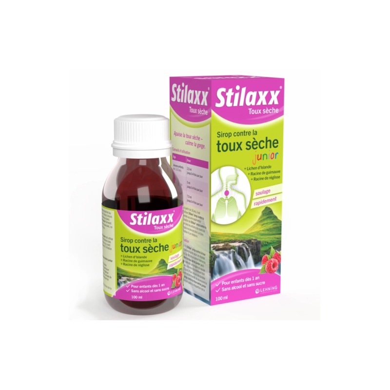 Lehning – Stilaxx sirop contre la toux sèche junior, 100 ml