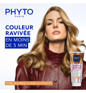 Phyto Paris – Masque raviveur de couleur et soin Blond Miel Color Gloss, 200 ml