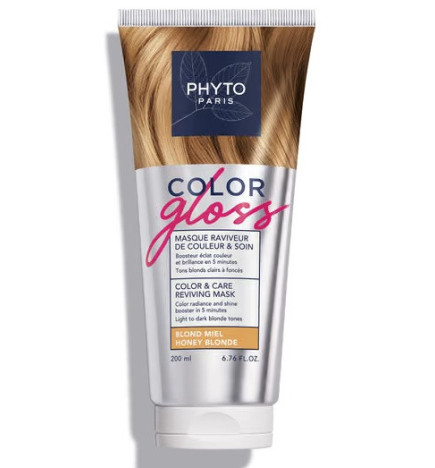 Phyto Paris – Masque raviveur de couleur et soin Blond Miel Color Gloss, 200 ml