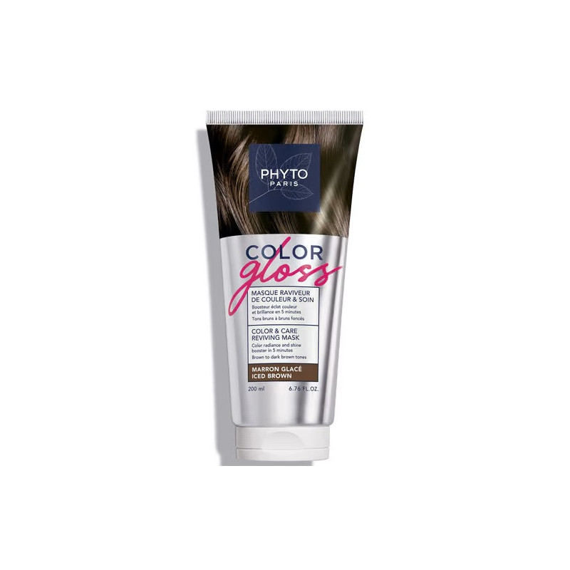 Phyto Paris – Masque raviveur de couleur et soin Marron Glacé Color Gloss, 200 ml