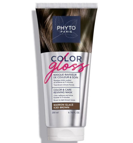 Phyto Paris – Masque raviveur de couleur et soin Marron Glacé Color Gloss, 200 ml