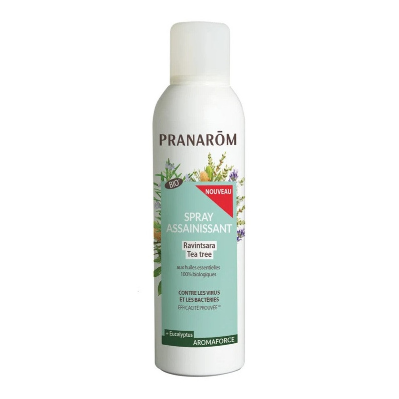 Pranarôm – Spray Assainissant Bio Ravintsara & Tea Tree, 150 ml Pranarôm – Spray Assainissant Bio Ravintsara & Tea Tree, 150 ml