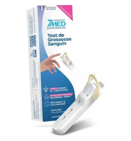 7MED – Test de grossesse sanguin, 1 autotest