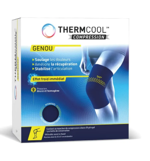 Bausch & Lomb – ThermCool Compression genou, 1 unité